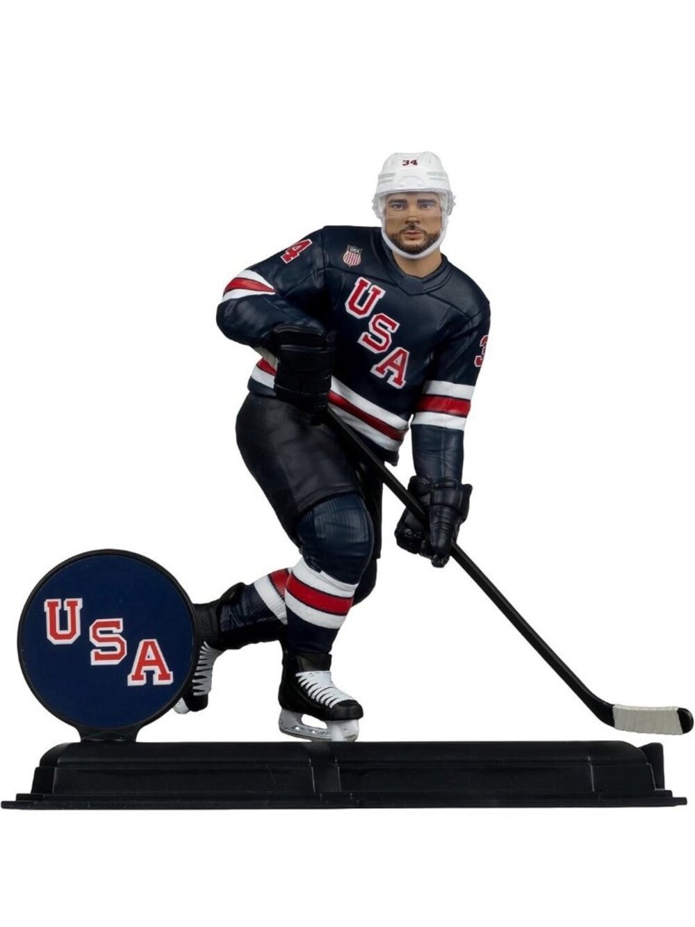 Auston Matthews (USA Hockey) Olympics 7" Posed Figure McFarlane's SportsPicks